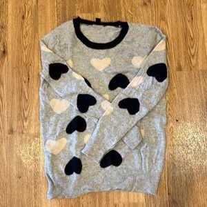 Vintage JCrew Heart Sweater